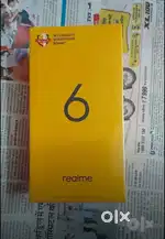 Realme 6 blue design colour with 6gb ram 128 gb rom