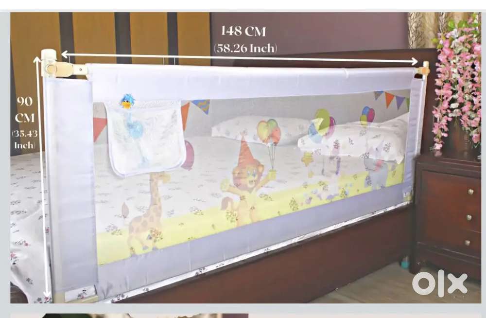 Bed rail for kids saftey