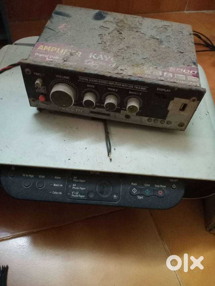 Old Printer and one amplifier