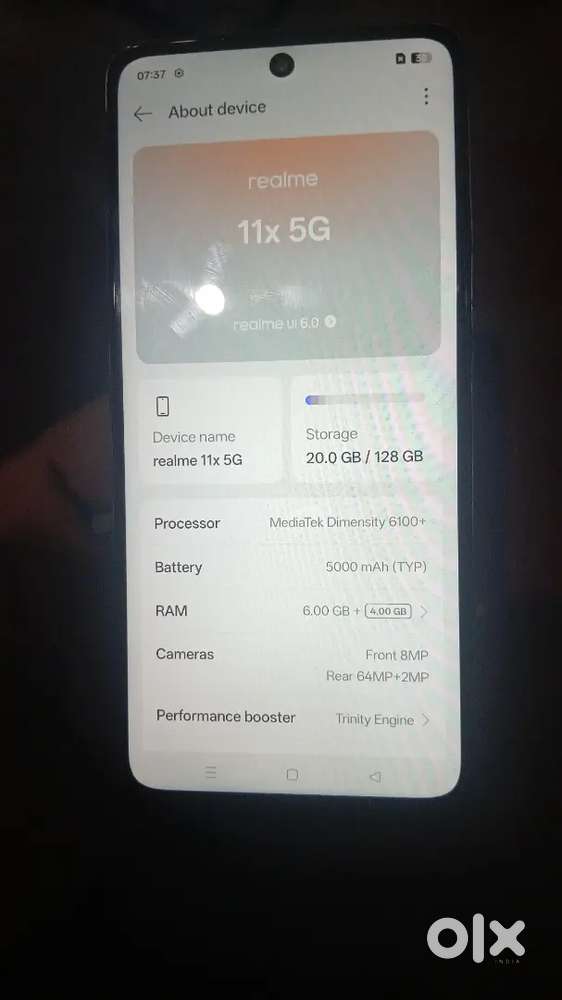 Realme 11x5g phone