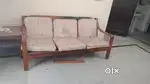 Wooden sofa set