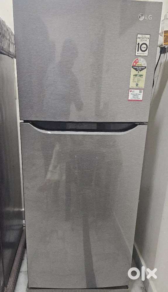 Lg double door grey refrigerator 260 L NO DEMAGE or dent
