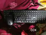 Blue Square Keyboard & Mouse