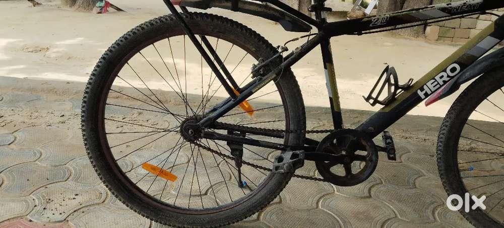 Front tyre is panzer all condition is good