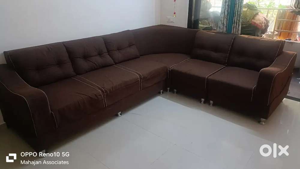 Brand new less use 6 seater sofa for sale