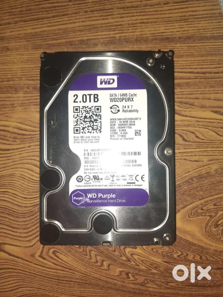 2TB WESTERN DIGITAL HDD new condition