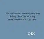 Wanted Driver Come Delivery Boy - Katraj