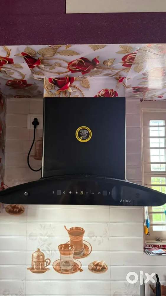 Chimney and gas stove
