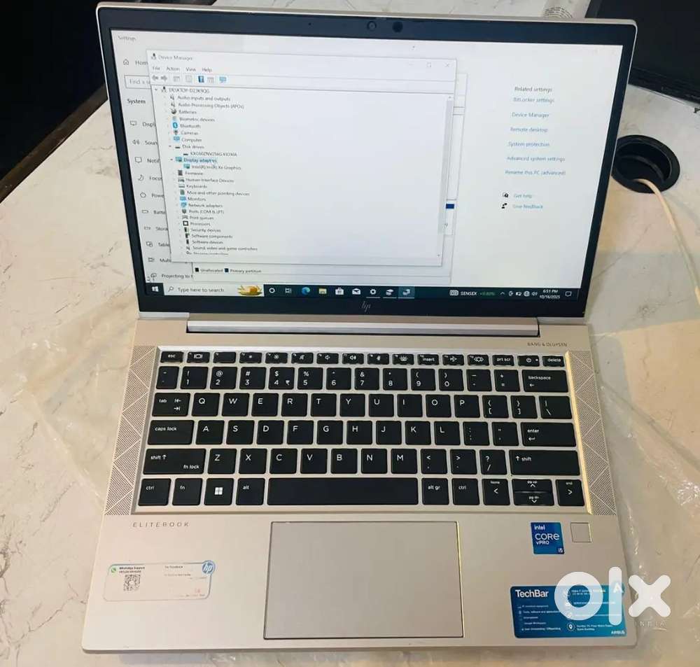 HP ELITEBOOK 830 G8 CORE I5 11TH GEN 16GB RAM 256GB SSD
14 INCH