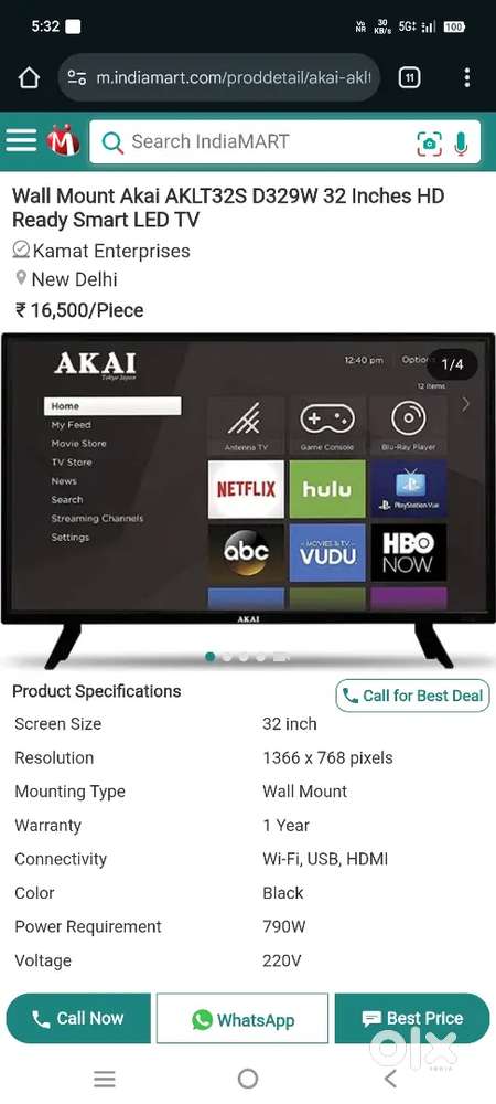 LED TV Akai 32 Inch Smart Android