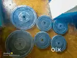 40kg rubber hex dumbbell plates
