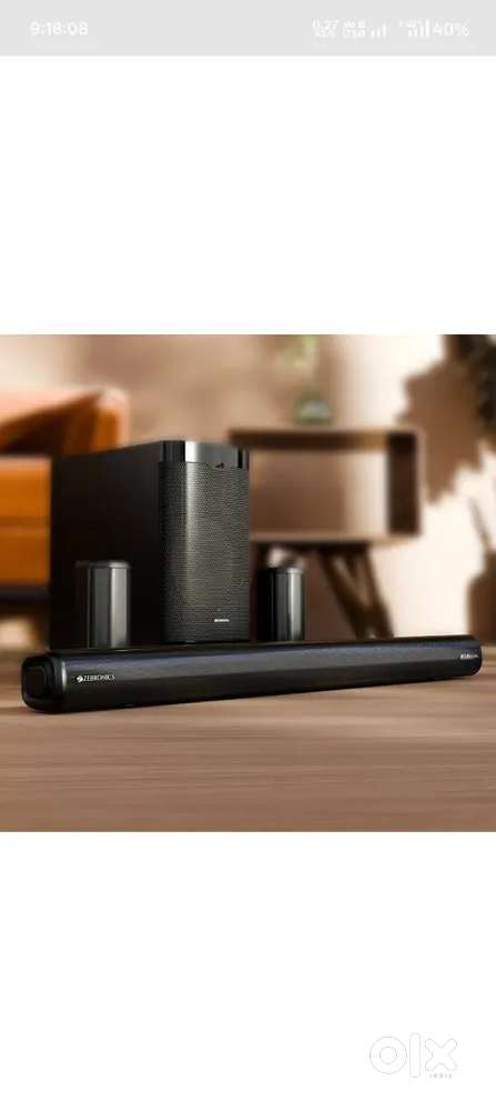 Zebronics Sound bar Brand new piece not used seal also not opened