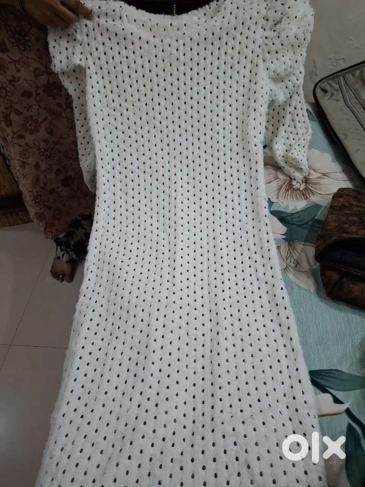 A white winter dress