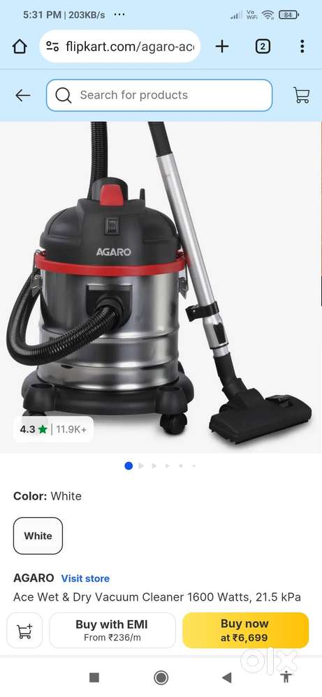 Agaro vaccum cleaner