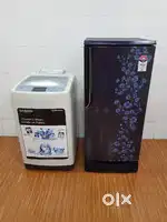 SUMSUNG single door refrigerator 195lit combo washing machine