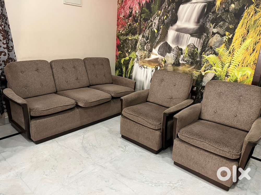 Sahara brand Sofa with teak  Wood 3+1+1