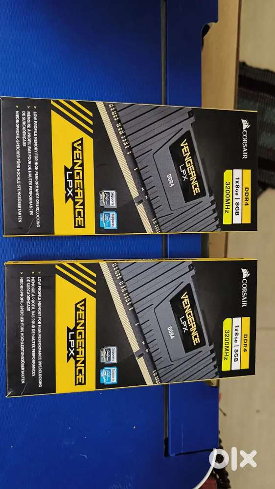 CORSAIR VENGEANCE LPX DDR4 8GB RAMS 2 NO,S