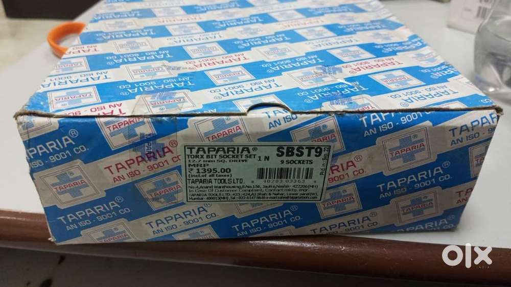 TAPARIA Torx Bits Socket 1/2 Square Drive Set SBST9