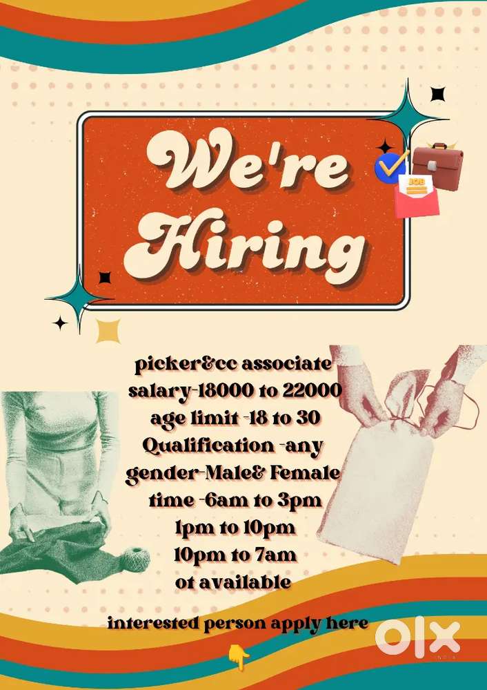 Pick your future with us!   Join our warehouse team today!”