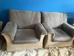 3+2 seater grey colour sofa
