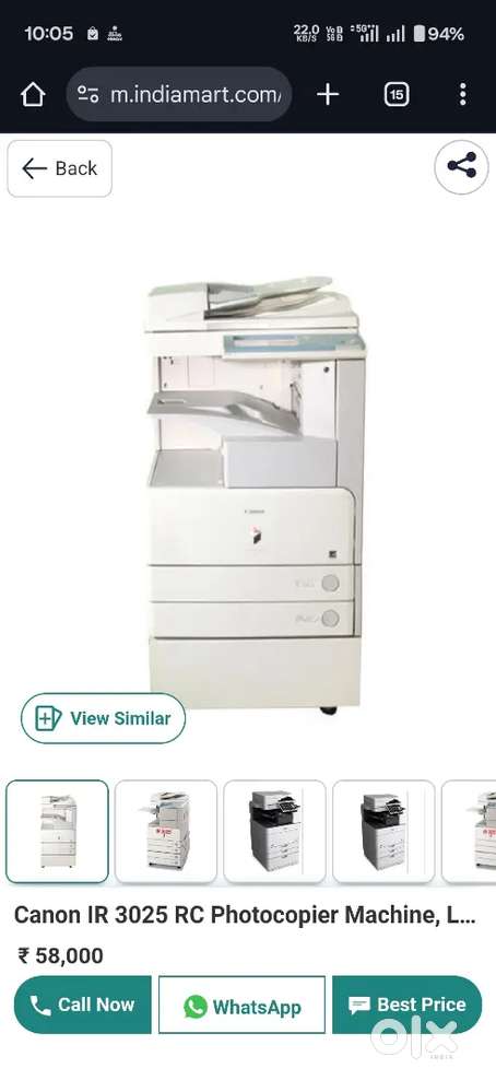 Canon 3025 photo copier Machine