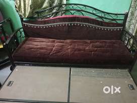 Sofa cum bed with 2 chairs