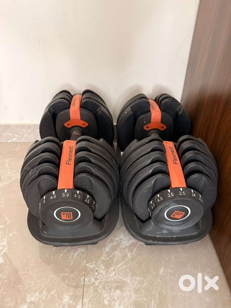 Flexnest Adjustable Iron Dumbbells Set