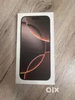 Brand New Seal Pack iPhone 16 Pro Max 256 Desert Titanium India Bill