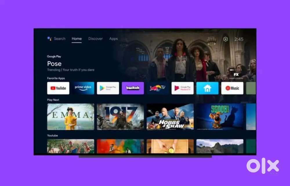 50 INCHES ANDROID SMART LED TV WITH WARRANTY