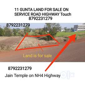 NH48 Highway SERVICE ROAD Touch Land For Sale SANKESHWAR TO KOLHAPUR