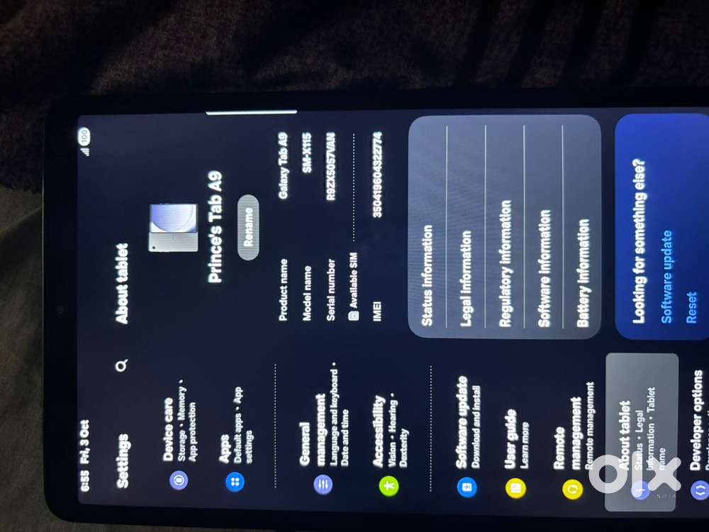 Brand new samsung a9 tab