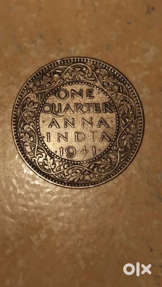 1941 british indian coin