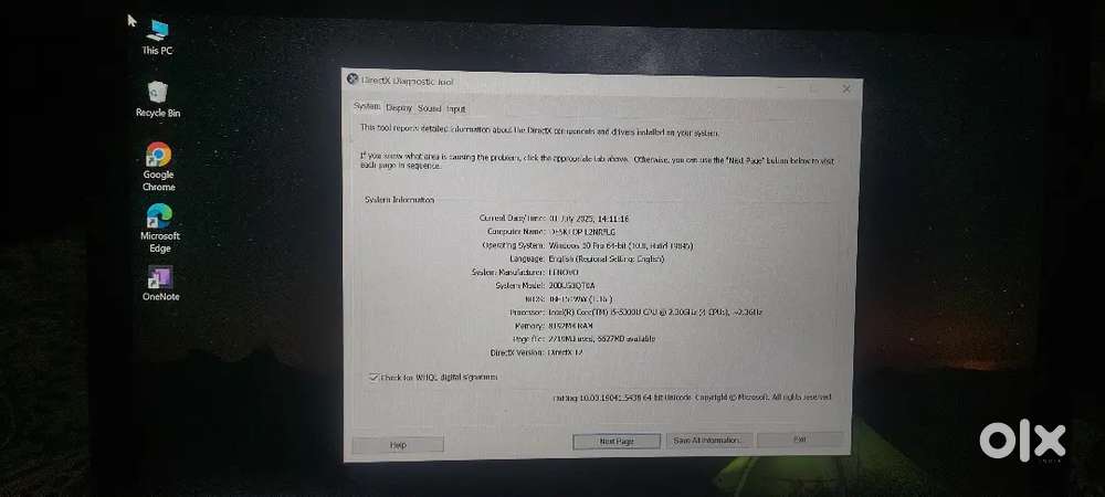 Laptop - Lenovo Thinkpad T450