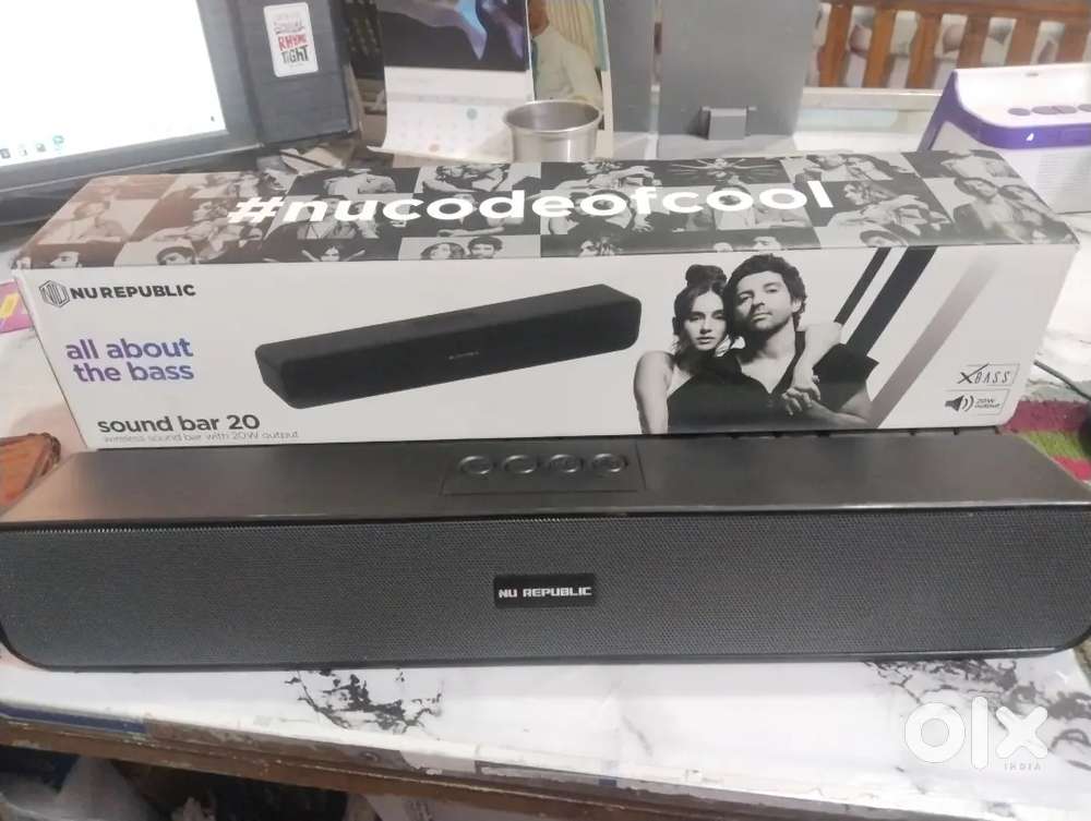 Nu Republic Soundbar 20 with X-Bass Technology