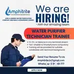 WE'RE HIRING – Water Purifier Technician Trainee