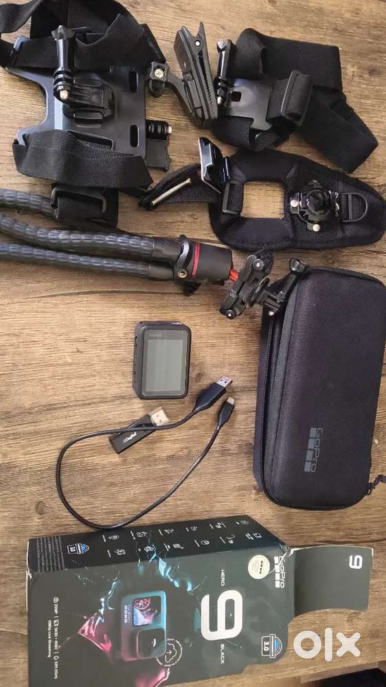 GoPro 9 with complete action mounts