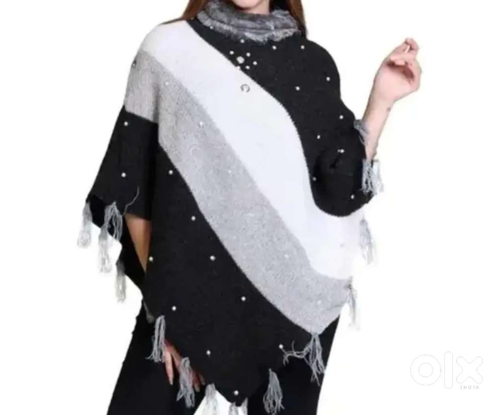 Designer Winter Poncho From Women