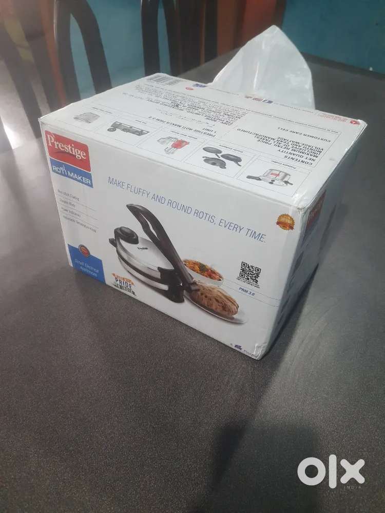 Newly branded only 2month 1th October never used.Electric Roti Maker