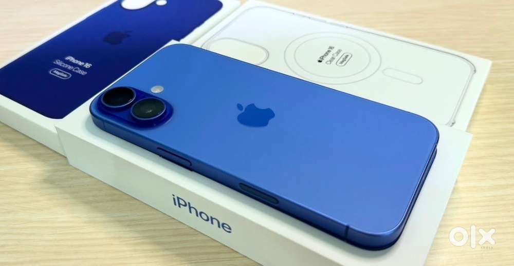 Iphone 16 with box and charger
