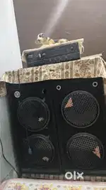 2 Speaker with amplifier 12 inchi