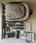 Sony a6100, Smallrig cage, lenses, tripod, batteries, lights for Sale