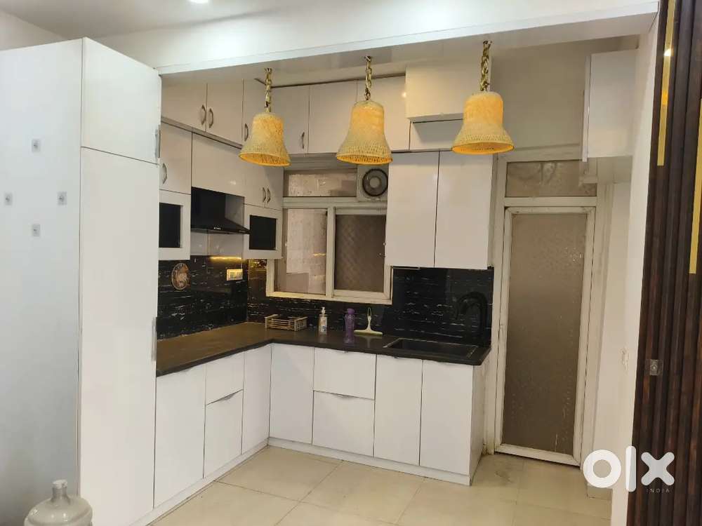 2 bhk semi furnished with 2 ac