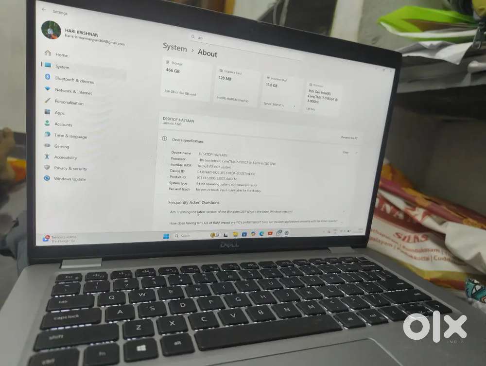 Dell latitude 5420 i7 11th gen