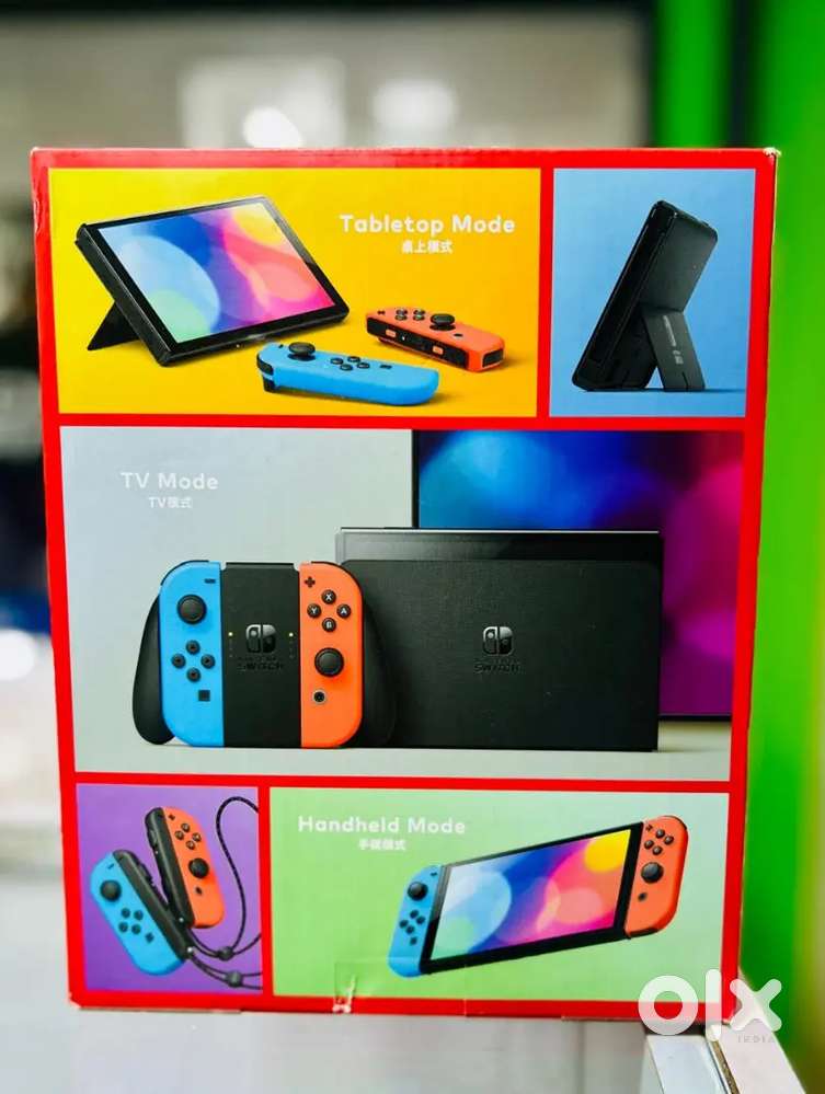 Nintendo oled switch neon colour