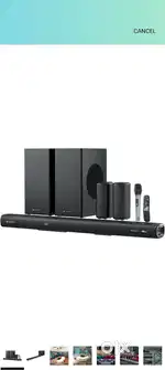 ZEBRONICS JUKE BAR 9900 Soundbar, 725 Watts, DTS X, Dolby Atmos