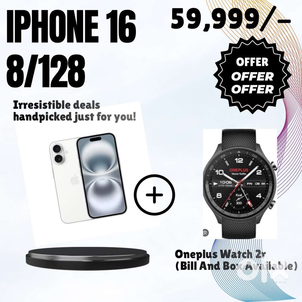 Iphone 16 White 8/128