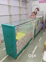 Shop counter and rack
