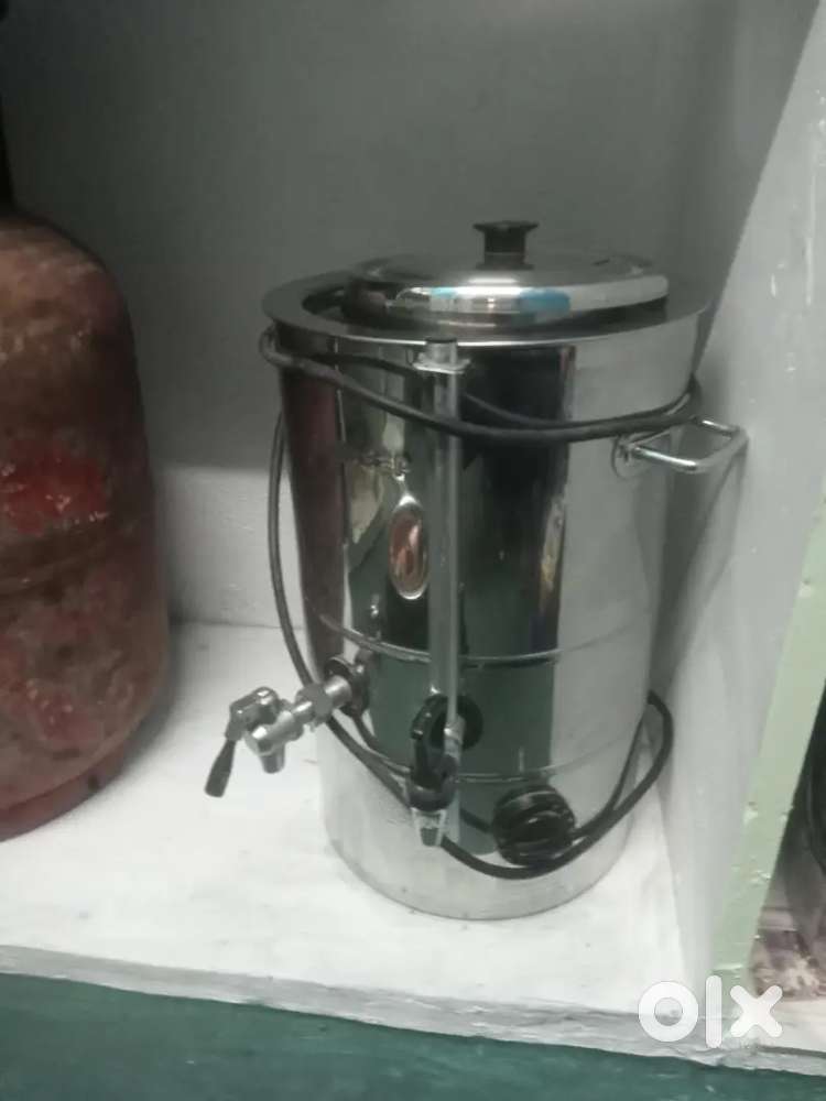 Milk filter with boiler