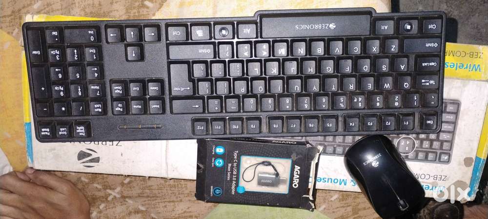 Zebronics keyboard & Mouse with bluetooth