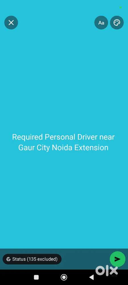 Required Personal Driver